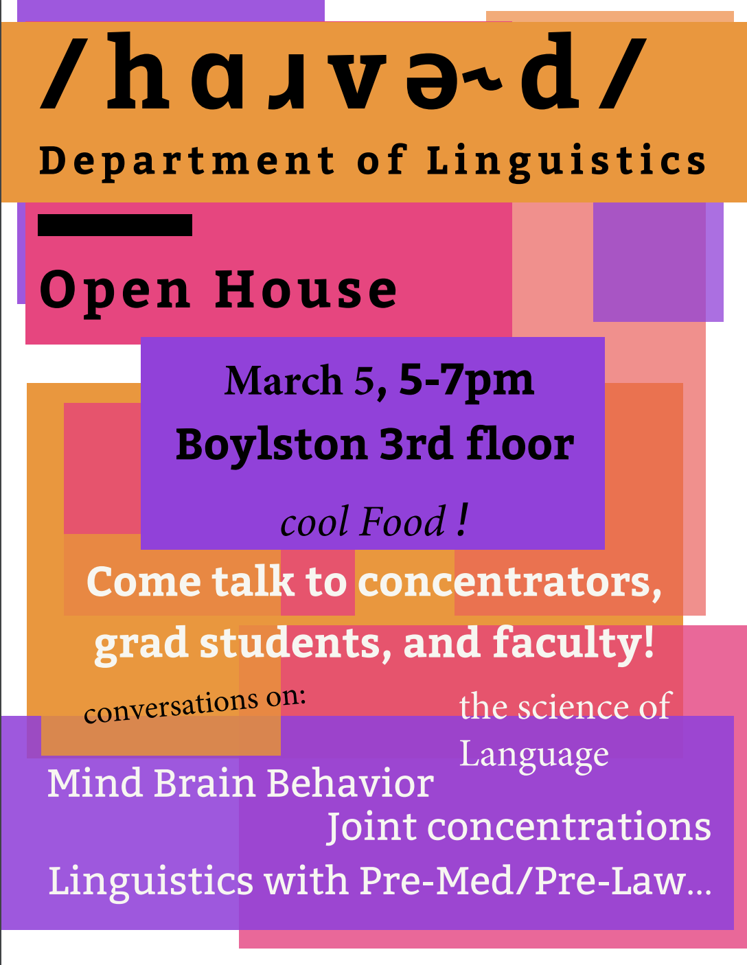 Open House Spring 25 poster